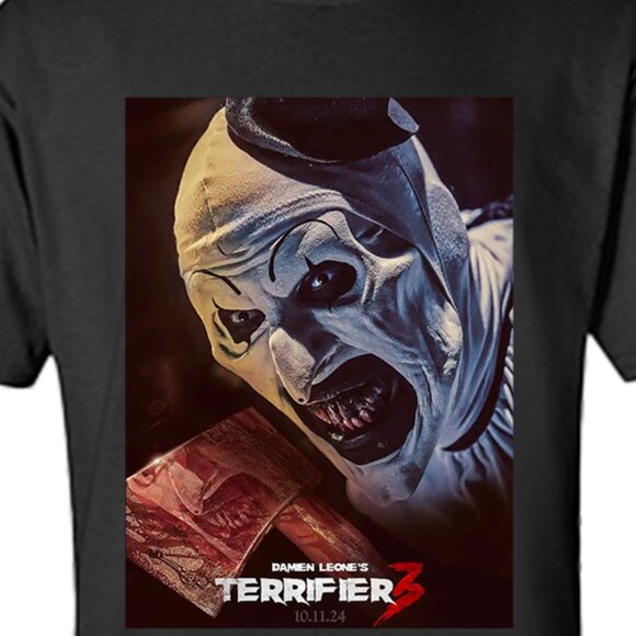 Art the clown T Shirt The Terrifier 3 Axe Shirt S-XXXL - Picture 2 of 5